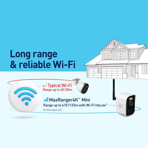 MaxRanger4K™ Mini Long-Range Add-on Wireless Security Camera | SWNVW-MRMINICAM-EU