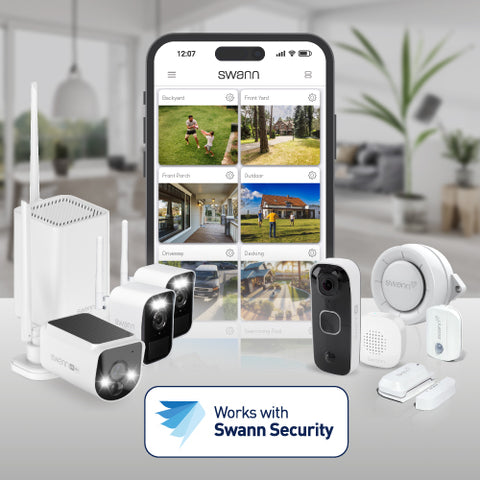 EliteX™ 6K/12MP NVR Security System with 4 Bullet Cameras | SWNVK-8EX412MPB