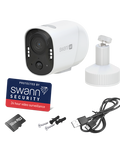 Xtreem4K Wireless Security Camera with 2-Way Talk, Siren & Heat + Motion Detection | SWIFI-4KXTRM