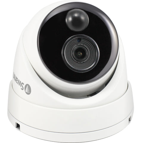 Swann Thermal Sensor Outdoor Security Cameras, 2 Pack : 1080p Full HD with IR Night Vision & PIR Motion Detection - SWPRO-1080MSDPK2