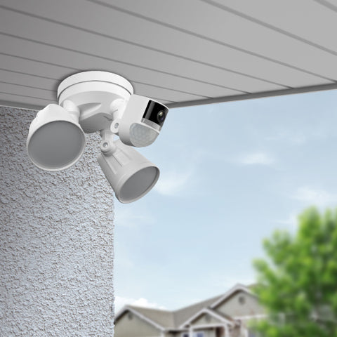 4K Floodlight Security Camera with 2-Way Talk, Siren with Heat & Motion Detection | SWIFI-4KFLOCAM