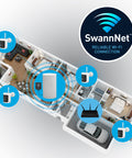 AllSecure4K Wireless Security Kit with 2 x Wire-Free Cameras & NVR Tower | SWNVK-AS4K800S2