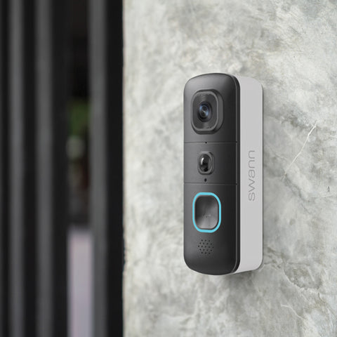 EVO Wireless Video Doorbell with SwannShield AI Voice Assistant | SWIFI-SEVDBC
