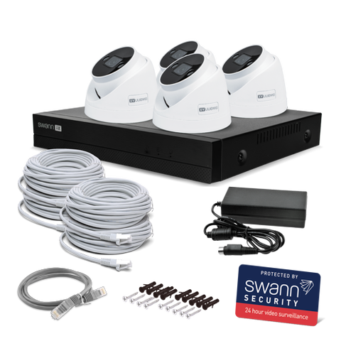 AdvancedX™ Wired 4K NVR Security System with 24/7 Recording |  SWNVK-8ADVANX4D