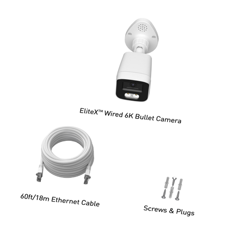 EliteX™ Wired 6K/12MP Bullet Add-On Camera | SWNHD-EX12MPB
