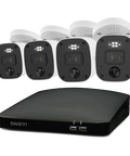 Home 4 Camera 8 Channel 4K Ultra HD DVR 1TB HDD Security System with Mic | SWDVK-858804MQ1TB
