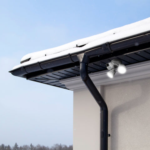 4K Floodlight Security Camera with 2-Way Talk, Siren with Heat & Motion Detection | SWIFI-4KFLOCAM