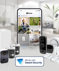 AllSecure4K Wireless Security Kit with 3 x Wire-Free Cameras & NVR Tower | SWNVK-AS4K800SD3