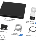 Swann EliteX™ 16Channel 6K/12MP NVR Security System with 8 Bullet-Style Cameras | SONVK-16EX812MPB