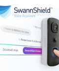 EVO Wireless Video Doorbell with SwannShield AI Voice Assistant | SWIFI-SEVDBC