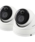 Swann Thermal Sensor Outdoor Security Cameras, 2 Pack : 1080p Full HD with IR Night Vision & PIR Motion Detection - SWPRO-1080MSDPK2