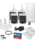 AllSecure4K Wireless Security Kit with 4 x Wire-Free Cameras & NVR Tower | SWNVK-AS4K800SD4