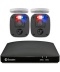 Home 2 Camera 4 Channel 1080p Full HD DVR 64GB SD Card Security System with Mic | SWDVK-446852MQB-EU
