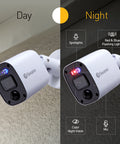 Home 1080p Full HD DVR Audio/Video Add-On Security Camera 2 pack