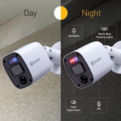 Home 1080p Full HD DVR Audio/Video Add-On Security Camera 2 pack