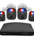Home 4 Camera 8 Channel 4K Ultra HD DVR 1TB HDD Security System with Mic | SWDVK-858804MQ1TB