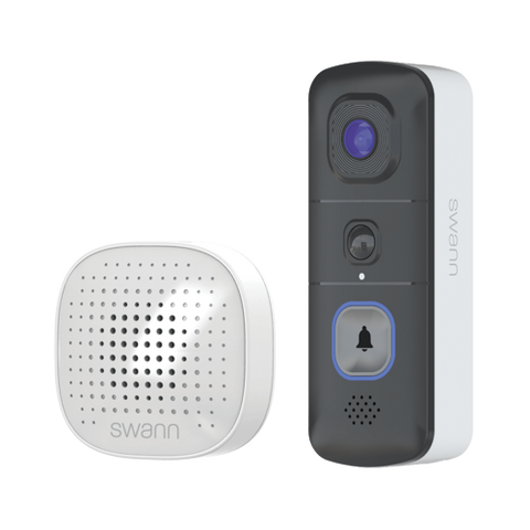 EVO Wireless Video Doorbell with SwannShield AI Voice Assistant | SWIFI-SEVDBC