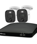 Home 2 Camera 4 Channel 1080p Full HD DVR 64GB SD Card Security System with Mic | SWDVK-446852MQB-EU